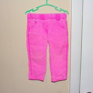 18M Pink Corduroy pants